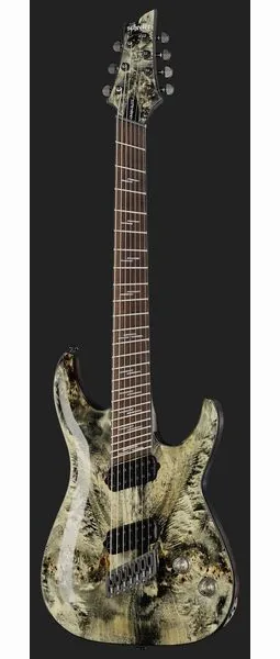 Schecter Omen Elite-7 MS Charcoal, detalje 2