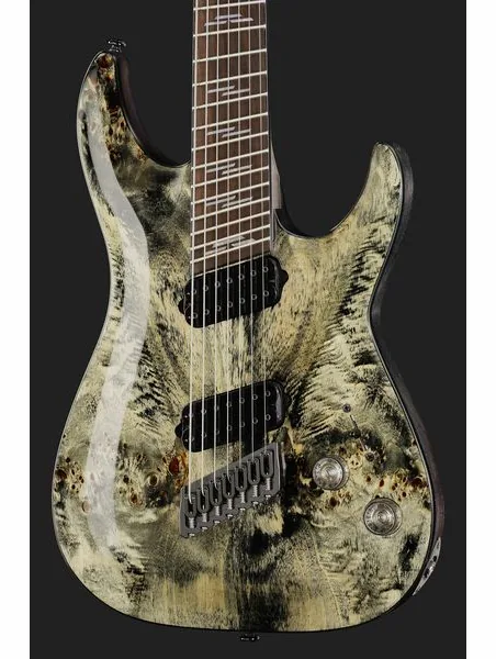 Schecter Omen Elite-7 MS Charcoal, detalje 4