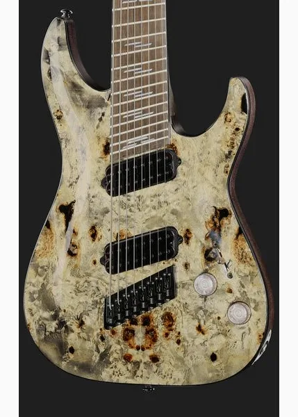Schecter Omen Elite-8 MS Charcoal, detalje 4