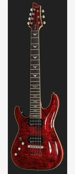 Schecter Omen Extreme-7 LH BKCH, detalje 2