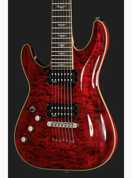 Schecter Omen Extreme-7 LH BKCH, detalje 4