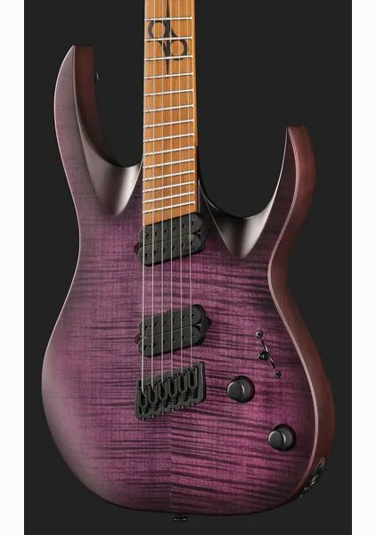 Solar Guitars A1.6FDPB-FF Flame Purple Burst, detalje 4