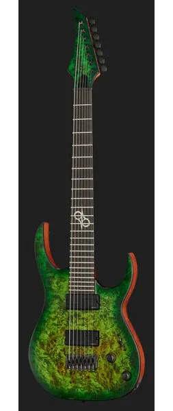 Solar Guitars S1.7AHLB Lime Burst Matte, detalje 2