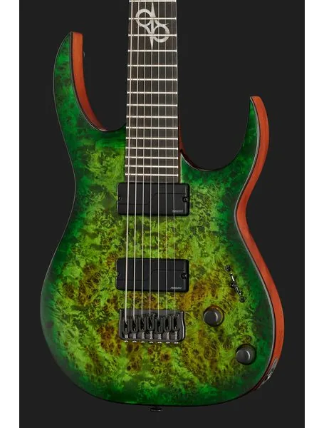 Solar Guitars S1.7AHLB Lime Burst Matte, detalje 4