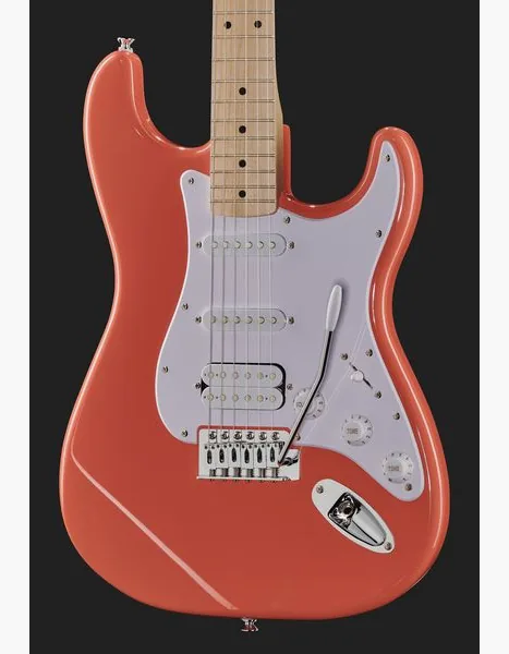 Squier Sonic Strat HSS TCoral, detalje 4