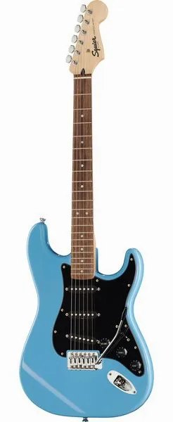 Squier Sonic Strat LRL California BL set forfra