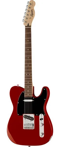 Squier Sonic Tele LRL Torino Red set forfra