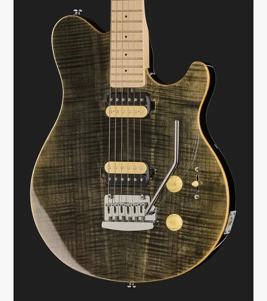 Sterling by Music Man S.U.B. Axis AX3 Trans Black, detalje 4