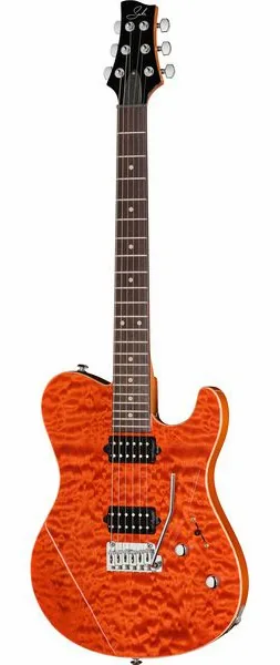 Suhr Oso Custom Orange Stain set forfra